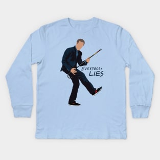 Everybody Lies - House M.D. Kids Long Sleeve T-Shirt